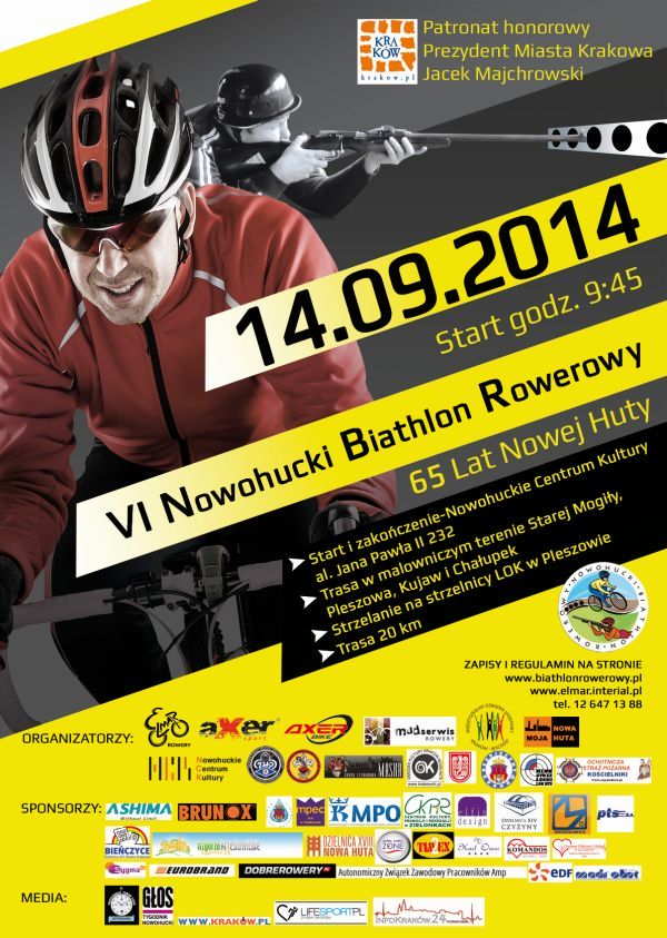 Zaproszenie na Wrześniowy Biathlon Rowerowy