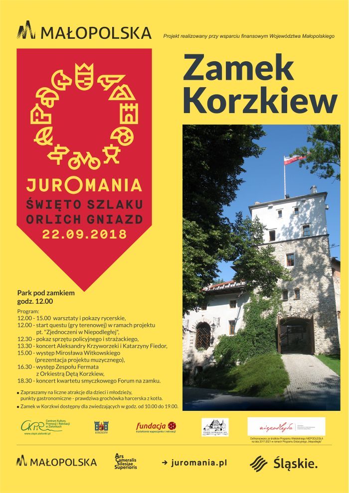 Juromania – Święto Szlaku Orlich Gniazd – 22 września w Korzkwi